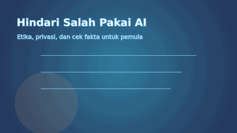Kesalahan Umum Pemula saat Pakai AI (dan Cara Menghindarinya)