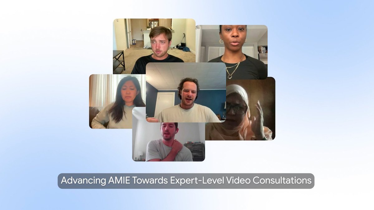 AMIE, sistem AI medis penelitian kami, mendemonstrasikan kemampuan konsultasi video klinis real-time dalam penelitian pertama di jenisnya.