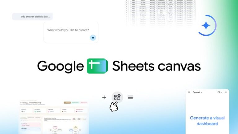 Hidupkan data spreadsheet Anda dengan kanvas Spreadsheet